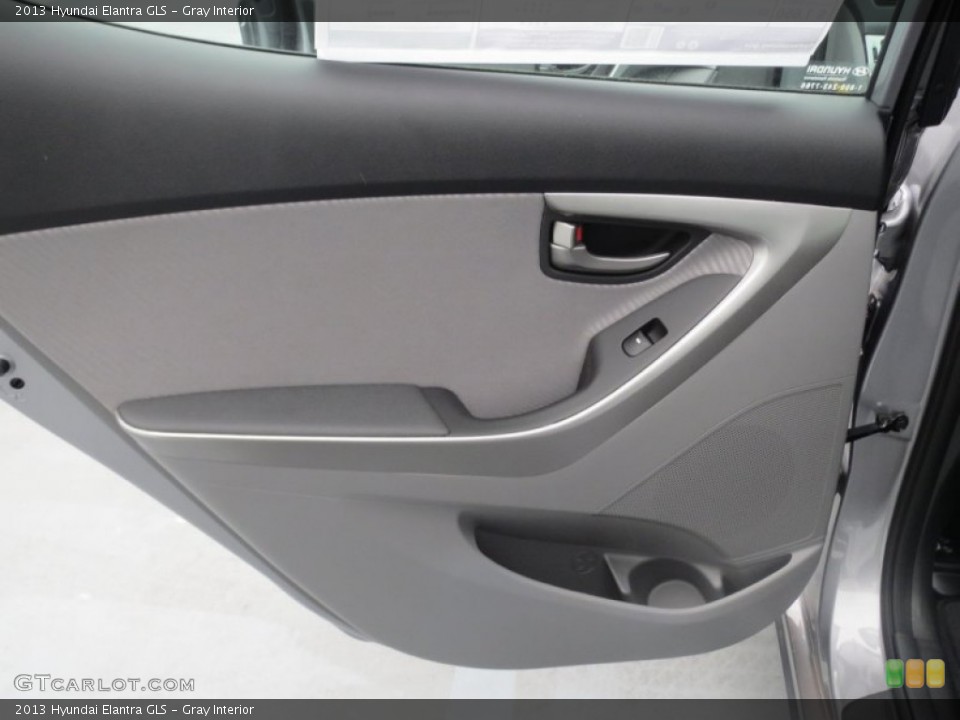 Gray Interior Door Panel for the 2013 Hyundai Elantra GLS #75206910