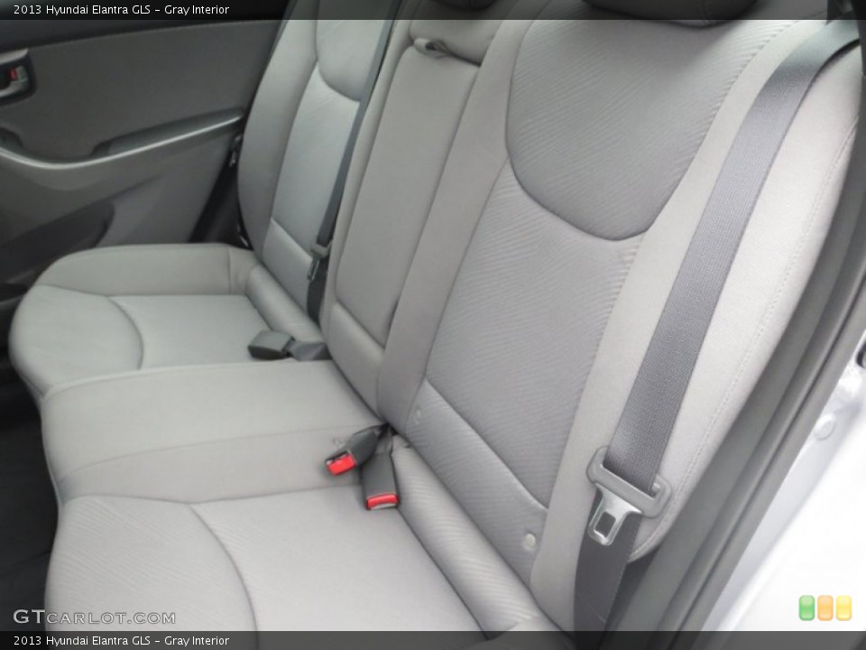 Gray Interior Rear Seat for the 2013 Hyundai Elantra GLS #75206925