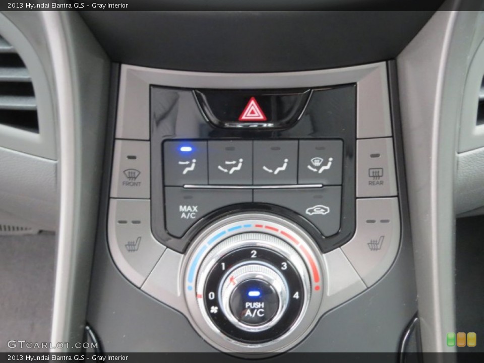 Gray Interior Controls for the 2013 Hyundai Elantra GLS #75207042