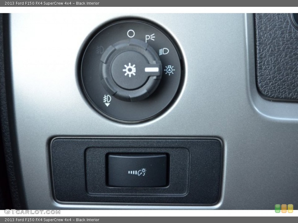 Black Interior Controls for the 2013 Ford F150 FX4 SuperCrew 4x4 #75207122