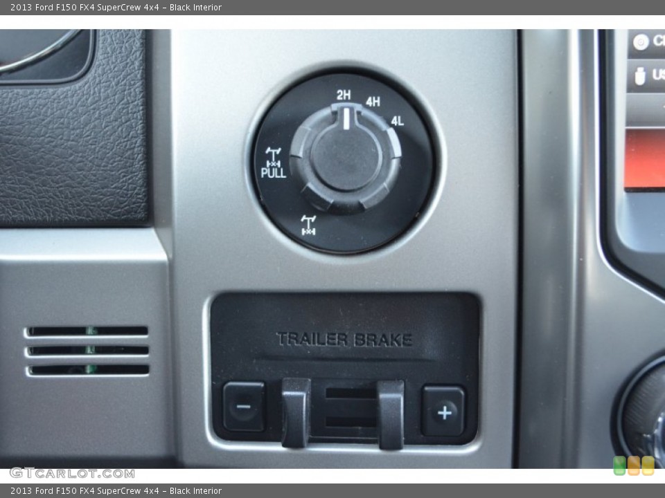 Black Interior Controls for the 2013 Ford F150 FX4 SuperCrew 4x4 #75207198