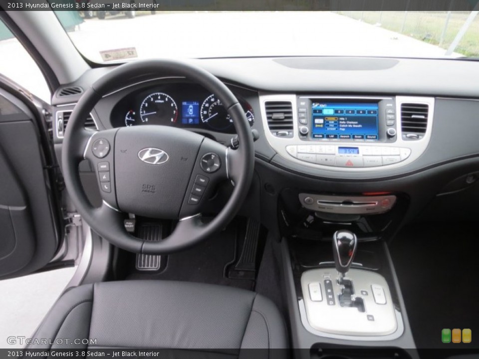 Jet Black Interior Dashboard for the 2013 Hyundai Genesis 3.8 Sedan #75207966