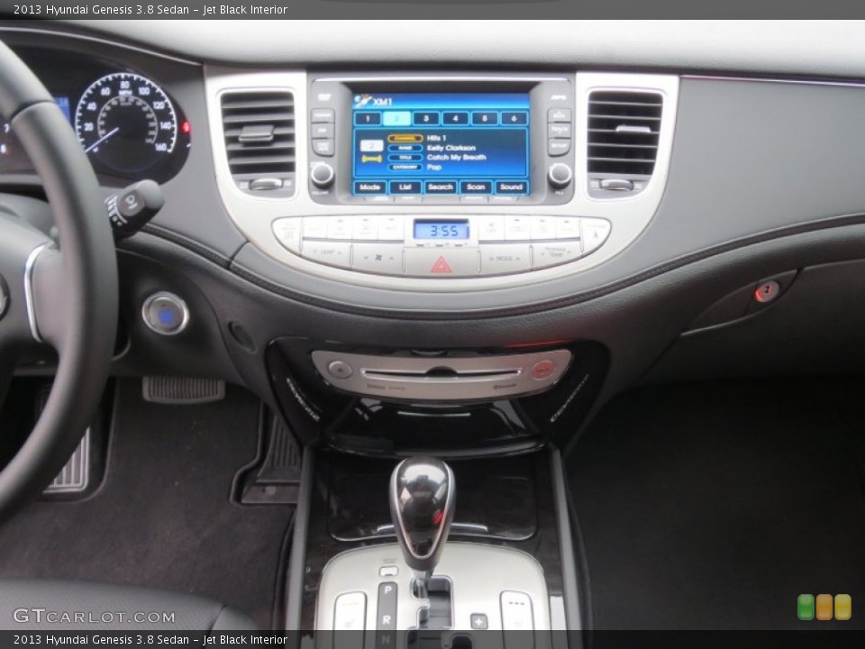 Jet Black Interior Controls for the 2013 Hyundai Genesis 3.8 Sedan #75207981