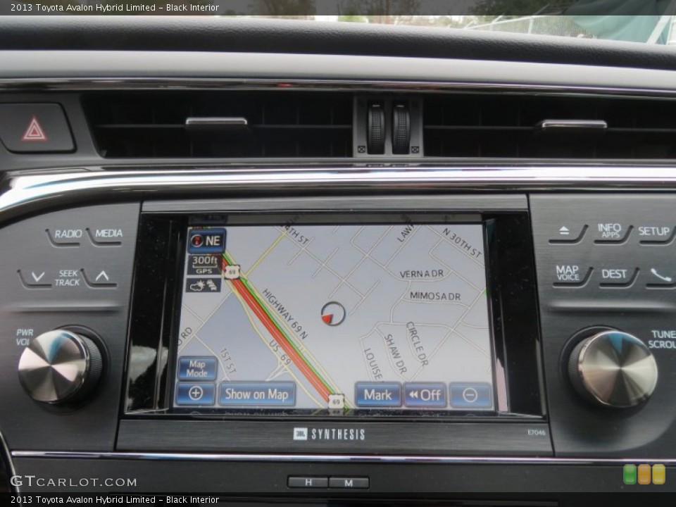 Black Interior Navigation for the 2013 Toyota Avalon Hybrid Limited #75209016