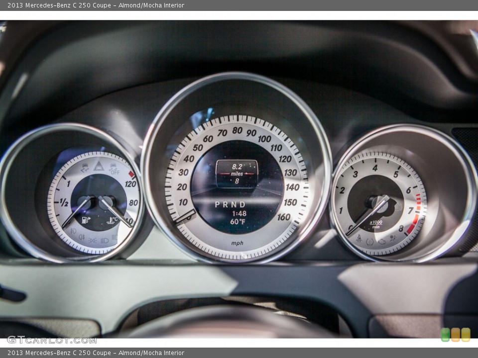 Almond/Mocha Interior Gauges for the 2013 Mercedes-Benz C 250 Coupe #75209262