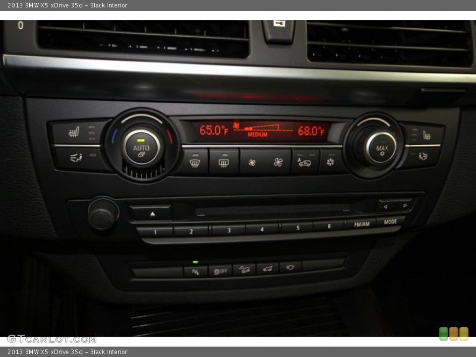 Black Interior Controls for the 2013 BMW X5 xDrive 35d #75210277
