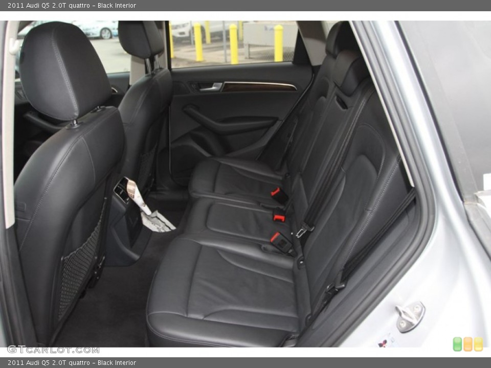 Black Interior Rear Seat for the 2011 Audi Q5 2.0T quattro #75210381
