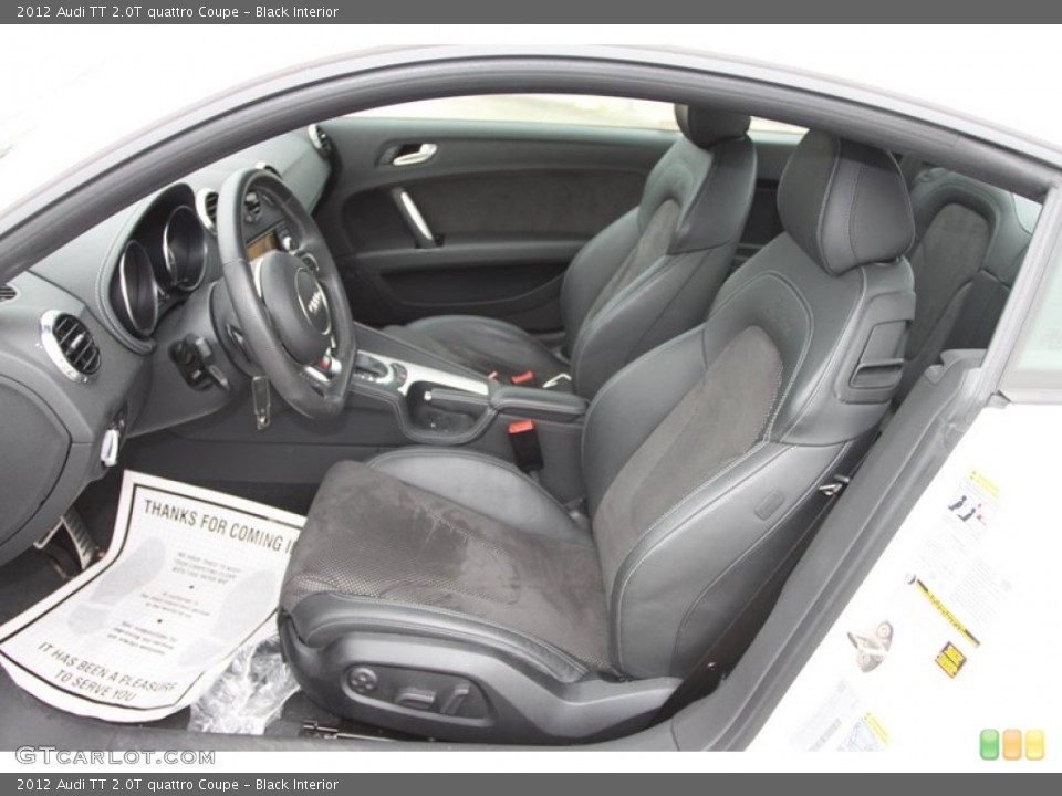 Black Interior Front Seat for the 2012 Audi TT 2.0T quattro Coupe #75213263