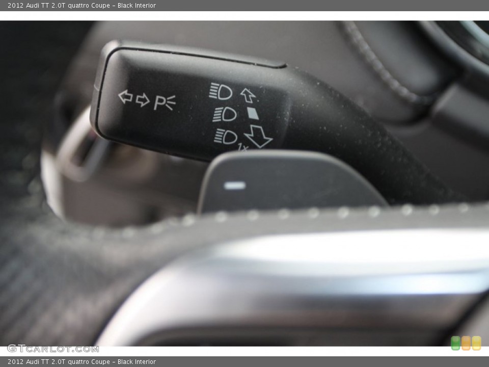 Black Interior Controls for the 2012 Audi TT 2.0T quattro Coupe #75213375