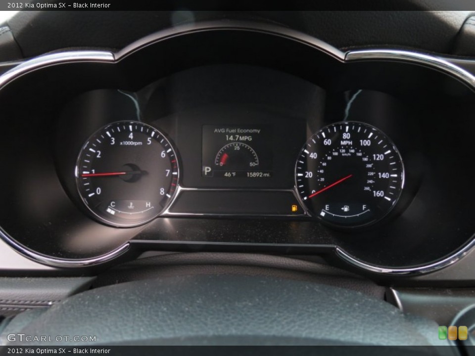 Black Interior Gauges for the 2012 Kia Optima SX #75214163