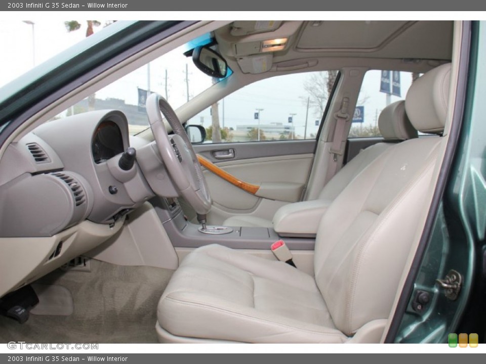 Willow Interior Front Seat for the 2003 Infiniti G 35 Sedan #75214284