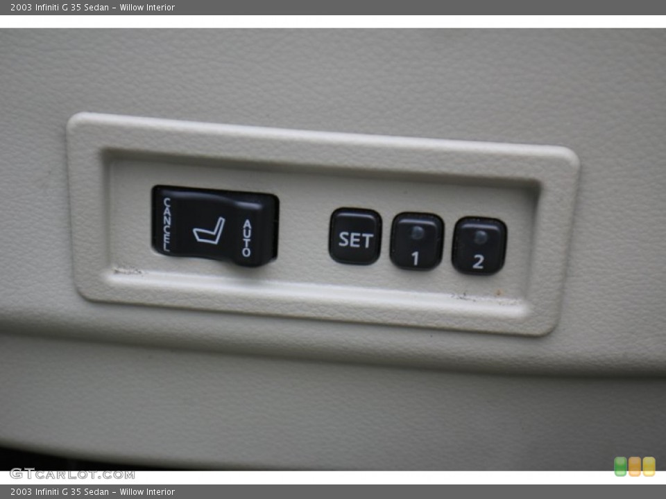 Willow Interior Controls for the 2003 Infiniti G 35 Sedan #75214397