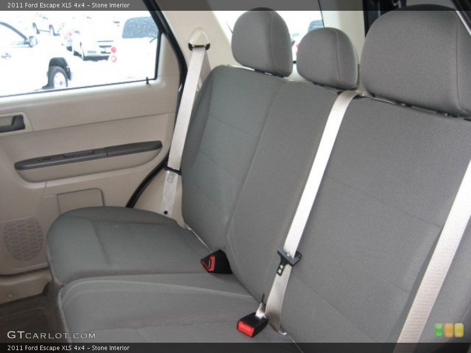 Stone Interior Rear Seat for the 2011 Ford Escape XLS 4x4 #75215463