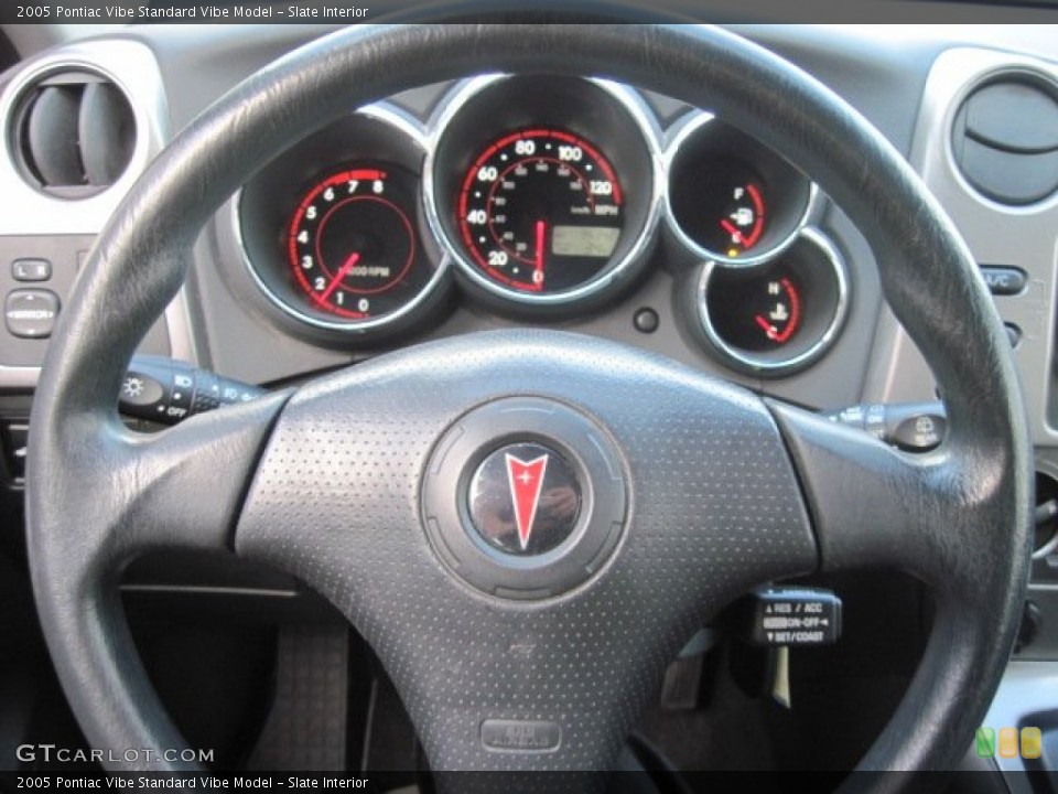 Slate Interior Steering Wheel for the 2005 Pontiac Vibe  #75217371