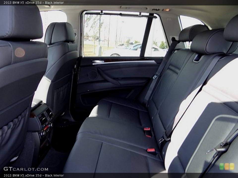 Black Interior Rear Seat for the 2013 BMW X5 xDrive 35d #75217767