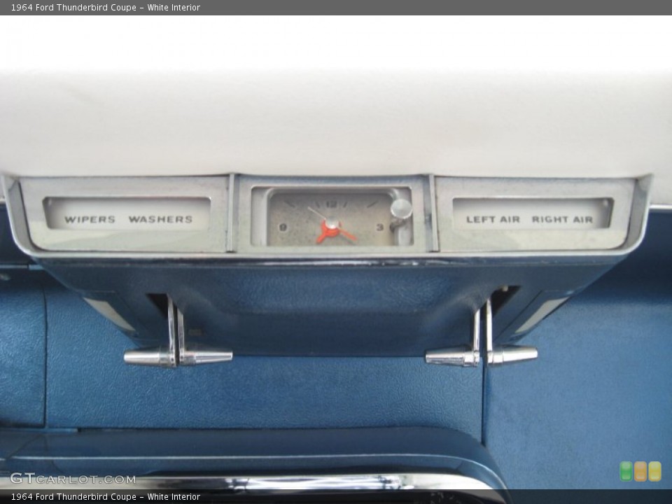 White Interior Controls for the 1964 Ford Thunderbird Coupe #75218451