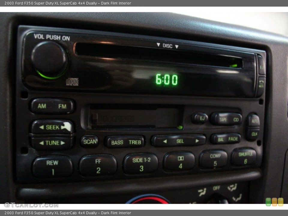 Dark Flint Interior Audio System for the 2003 Ford F350 Super Duty XL SuperCab 4x4 Dually #75219370