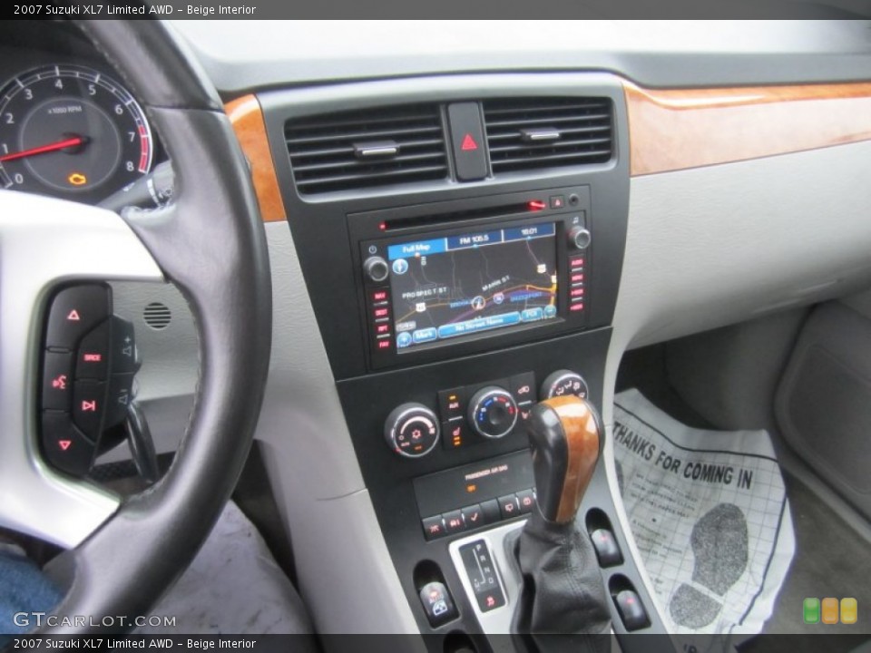 Beige Interior Controls for the 2007 Suzuki XL7 Limited AWD #75220430
