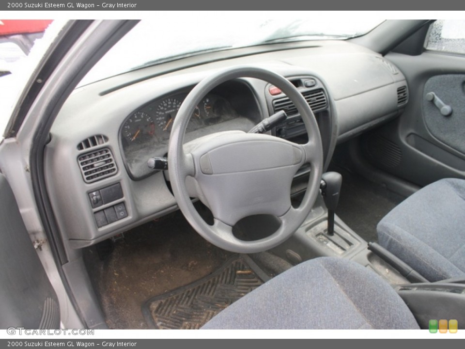 Gray Interior Prime Interior for the 2000 Suzuki Esteem GL Wagon #75220512