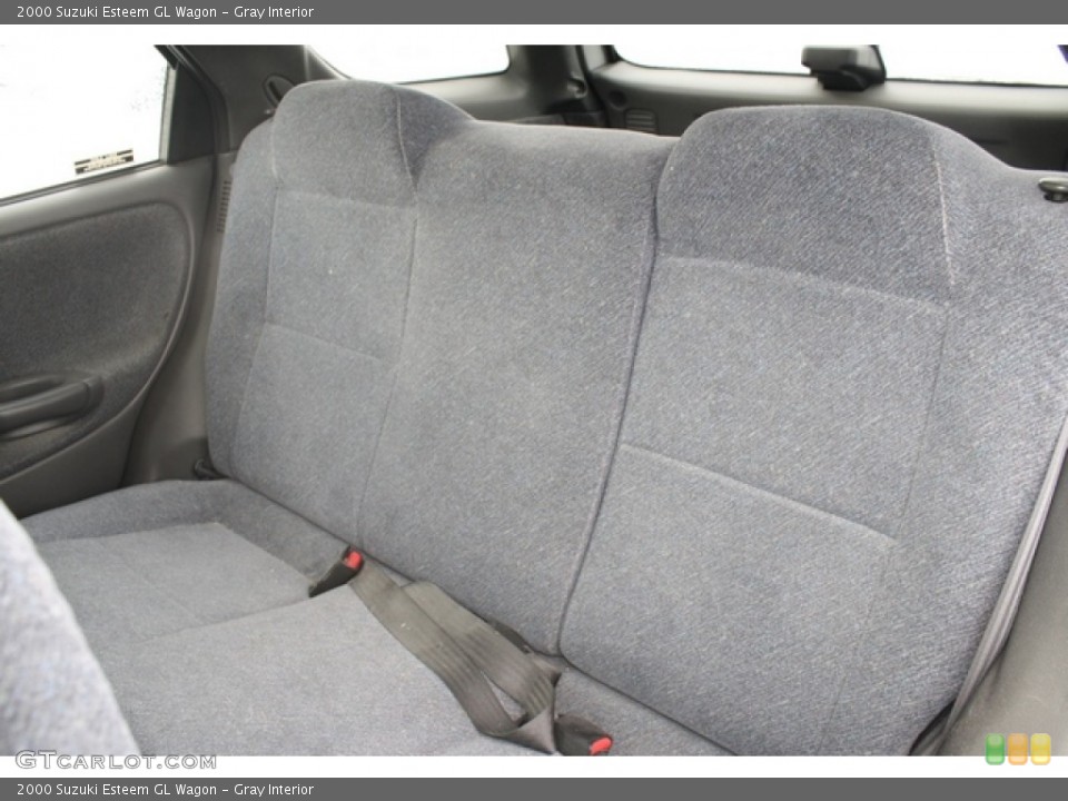 Gray Interior Rear Seat for the 2000 Suzuki Esteem GL Wagon #75220533