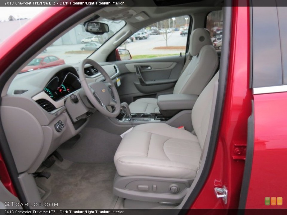 Dark Titanium/Light Titanium Interior Front Seat for the 2013 Chevrolet Traverse LTZ #75221103