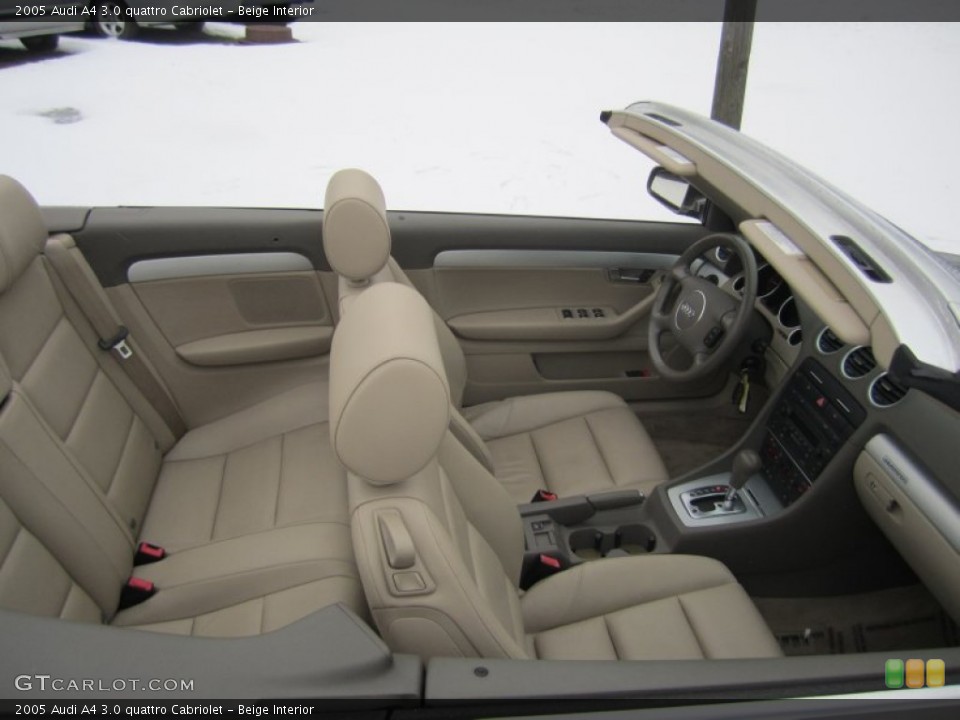 Beige Interior Photo for the 2005 Audi A4 3.0 quattro Cabriolet #75221130