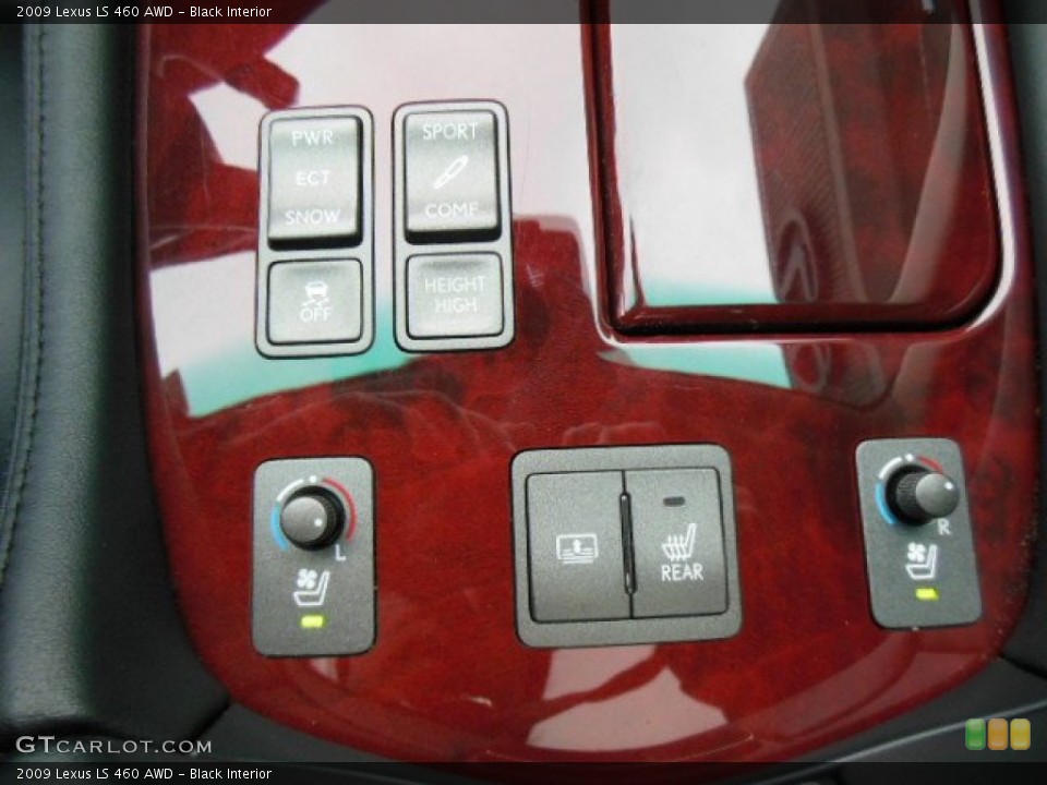 Black Interior Controls for the 2009 Lexus LS 460 AWD #75221484