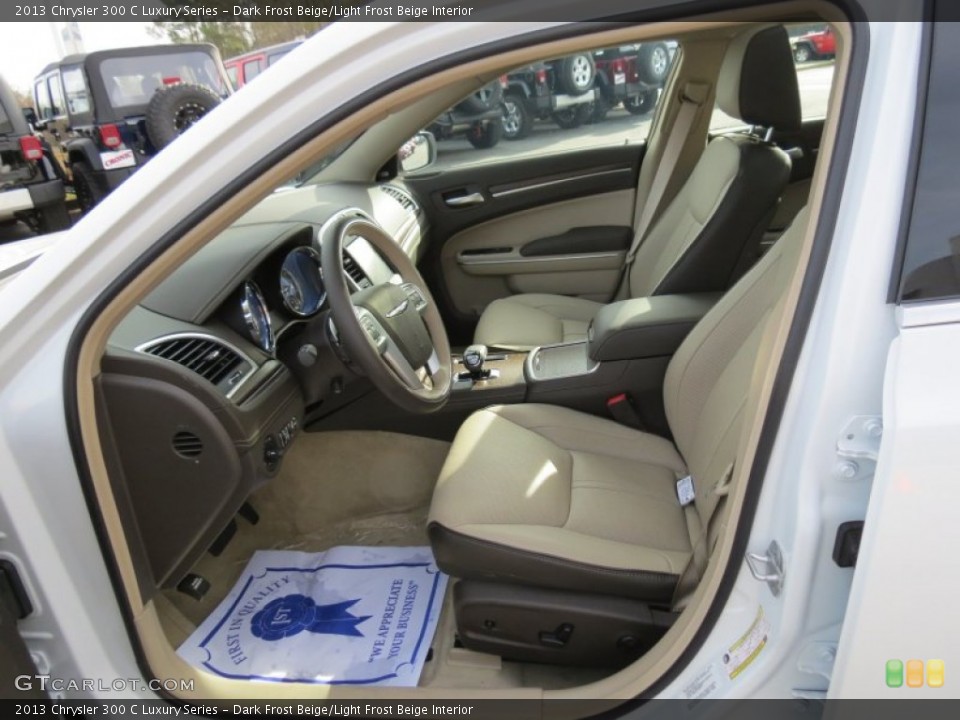 Dark Frost Beige/Light Frost Beige Interior Front Seat for the 2013 Chrysler 300 C Luxury Series #75223680