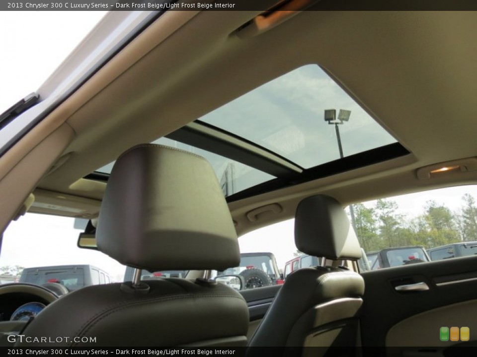 Dark Frost Beige/Light Frost Beige Interior Sunroof for the 2013 Chrysler 300 C Luxury Series #75223711