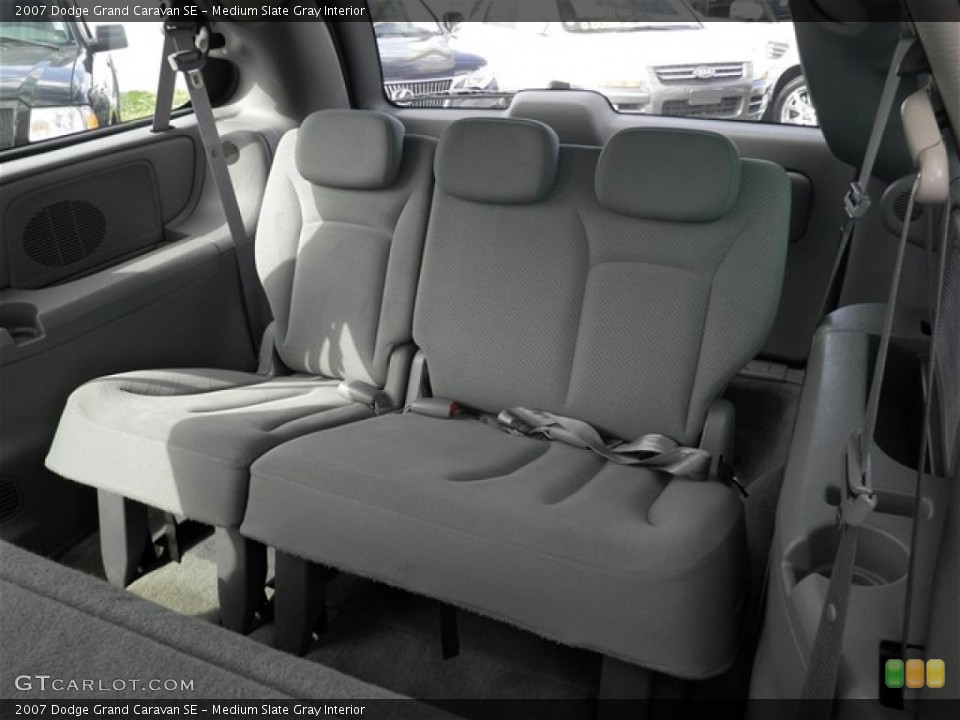 Medium Slate Gray Interior Rear Seat for the 2007 Dodge Grand Caravan SE #75224885