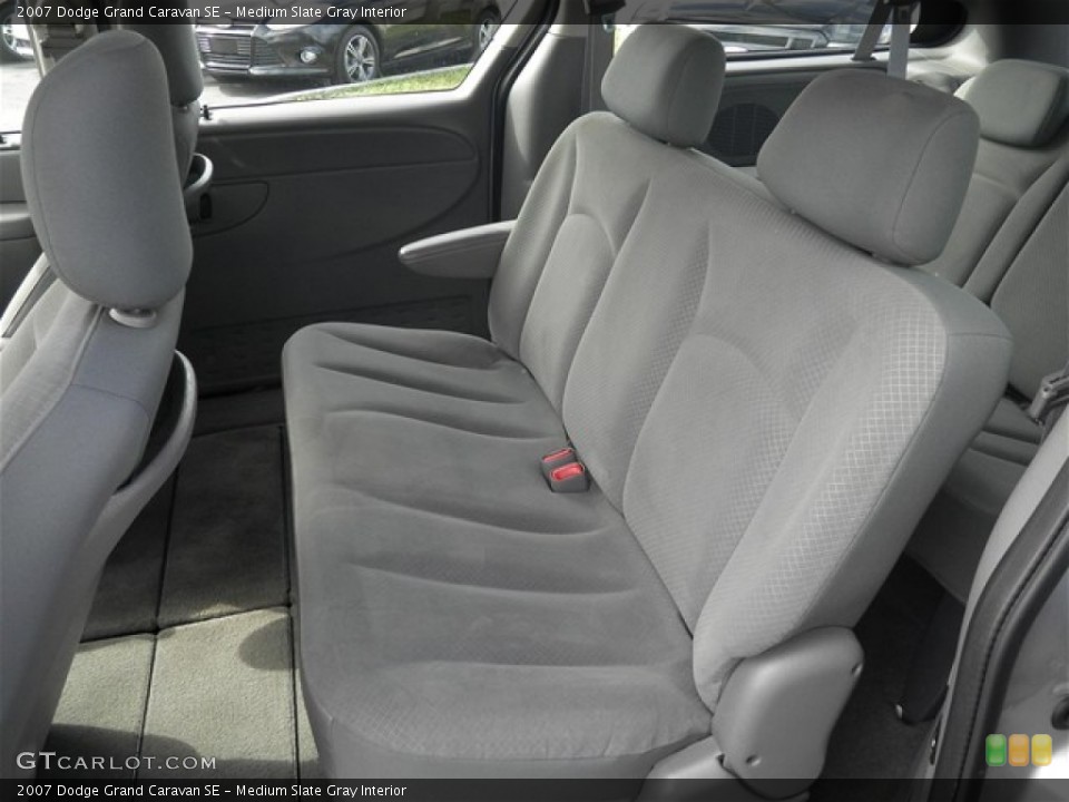 Medium Slate Gray Interior Rear Seat for the 2007 Dodge Grand Caravan SE #75224897