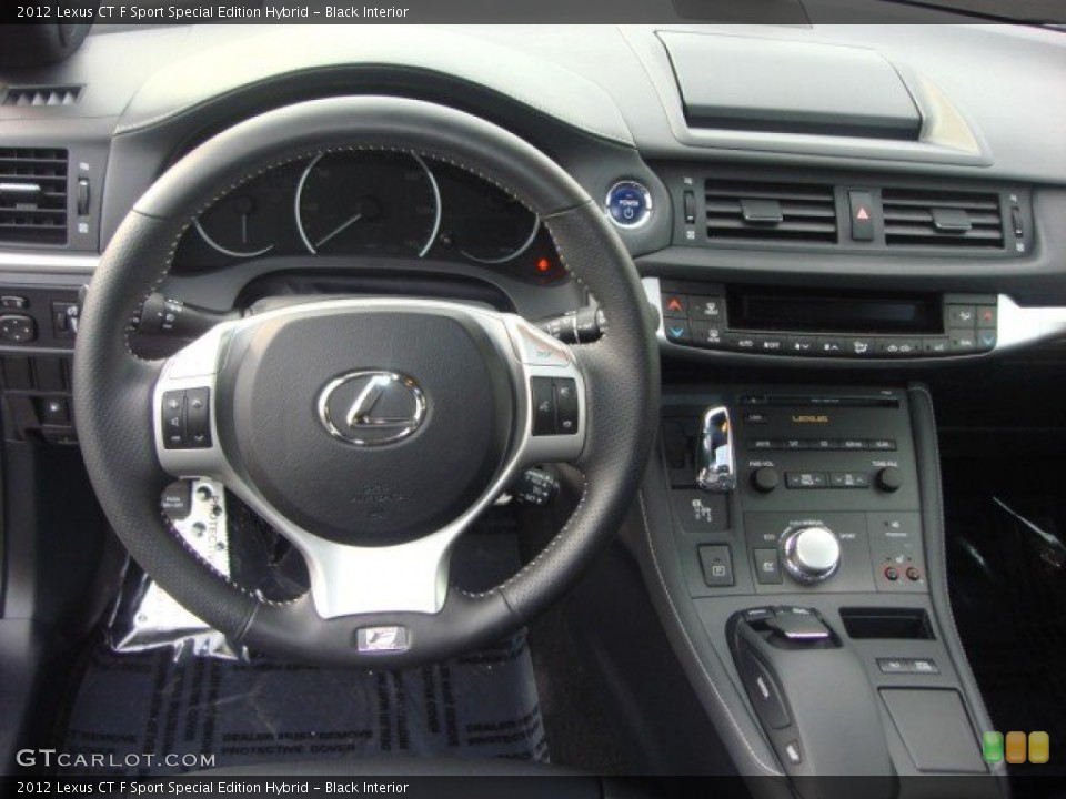 Black Interior Dashboard for the 2012 Lexus CT F Sport Special Edition Hybrid #75227460