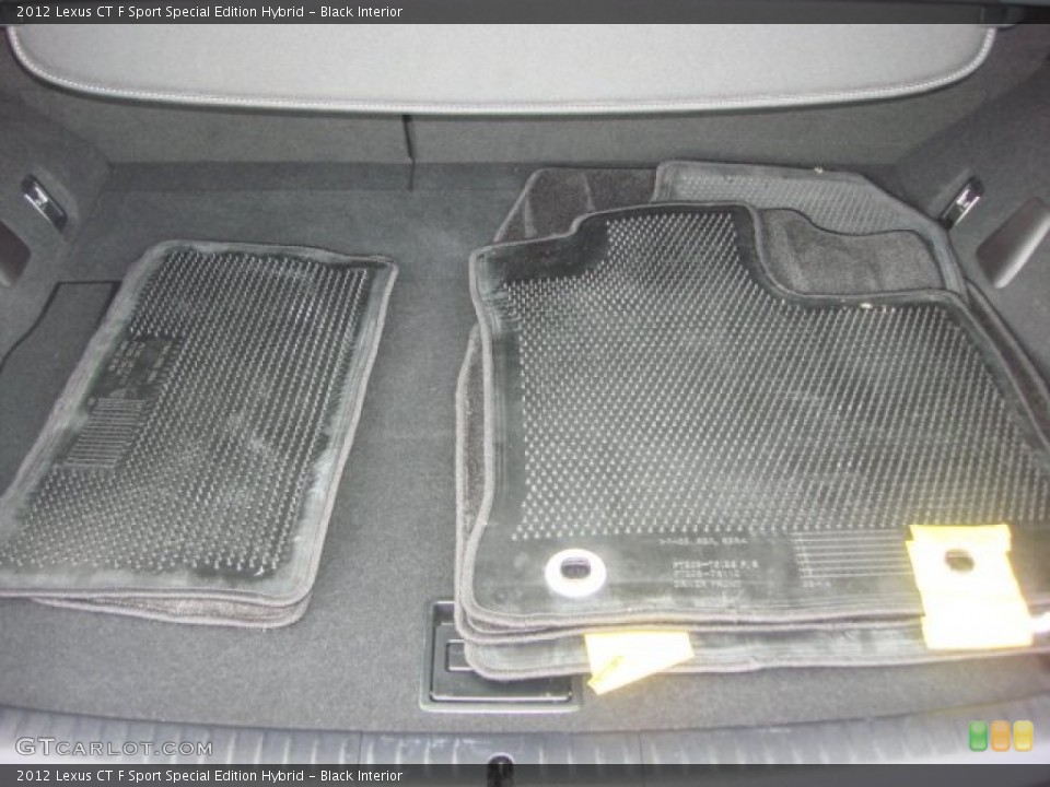 Black Interior Trunk for the 2012 Lexus CT F Sport Special Edition Hybrid #75227482