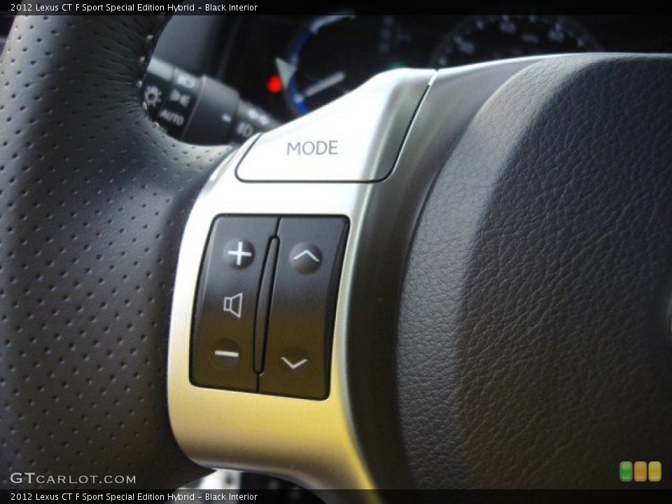 Black Interior Controls for the 2012 Lexus CT F Sport Special Edition Hybrid #75227721