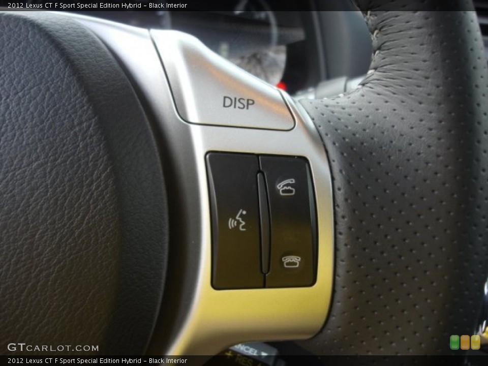 Black Interior Controls for the 2012 Lexus CT F Sport Special Edition Hybrid #75227743