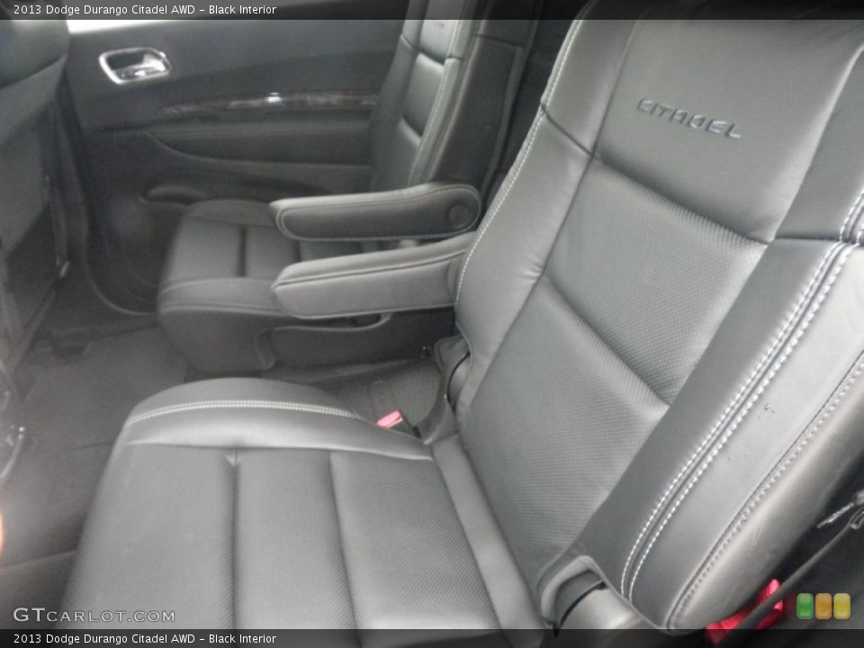 Black Interior Rear Seat for the 2013 Dodge Durango Citadel AWD #75227767