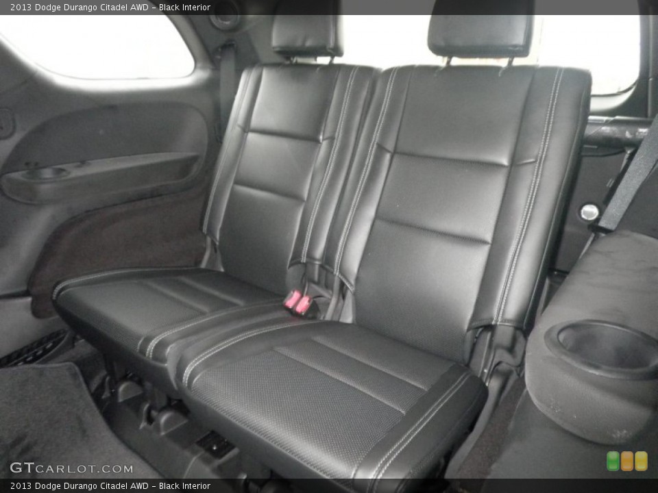 Black Interior Rear Seat for the 2013 Dodge Durango Citadel AWD #75227788