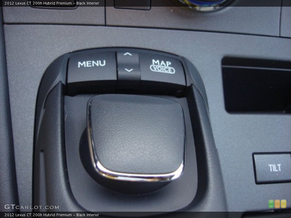 Black Interior Controls for the 2012 Lexus CT 200h Hybrid Premium #75229514