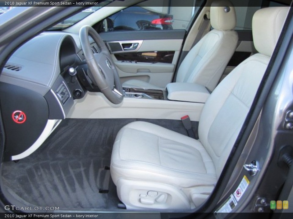 Ivory Interior Photo for the 2010 Jaguar XF Premium Sport Sedan #75229594