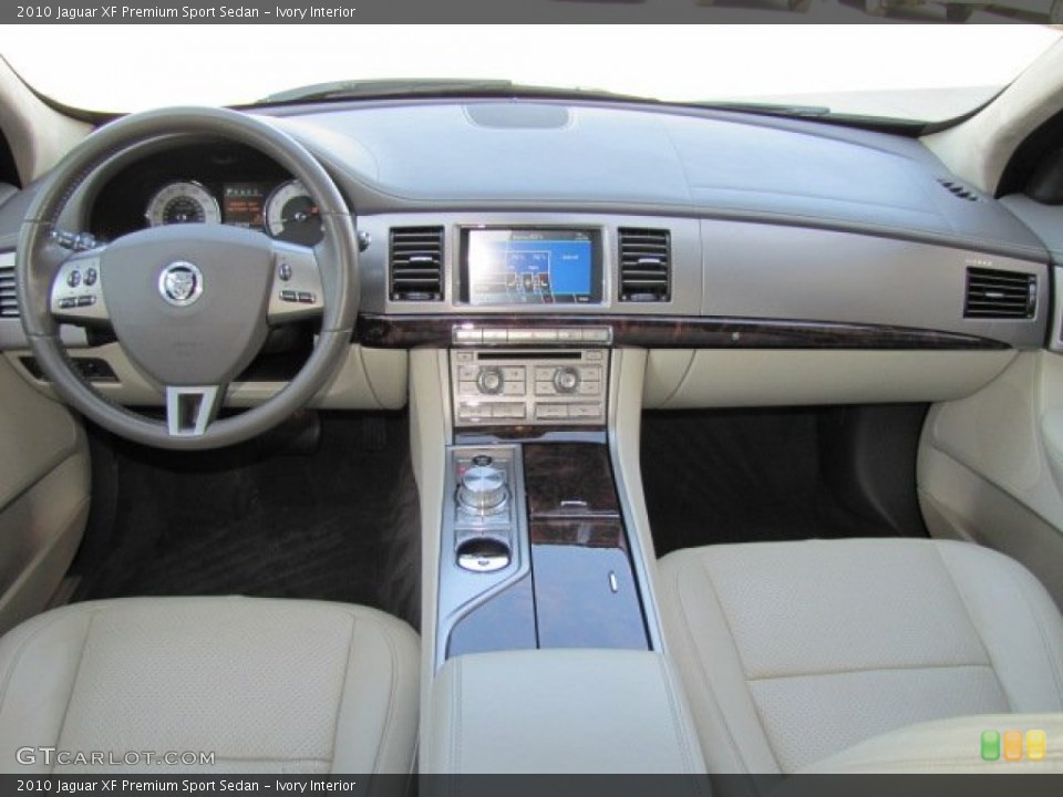 Ivory Interior Dashboard for the 2010 Jaguar XF Premium Sport Sedan #75229614