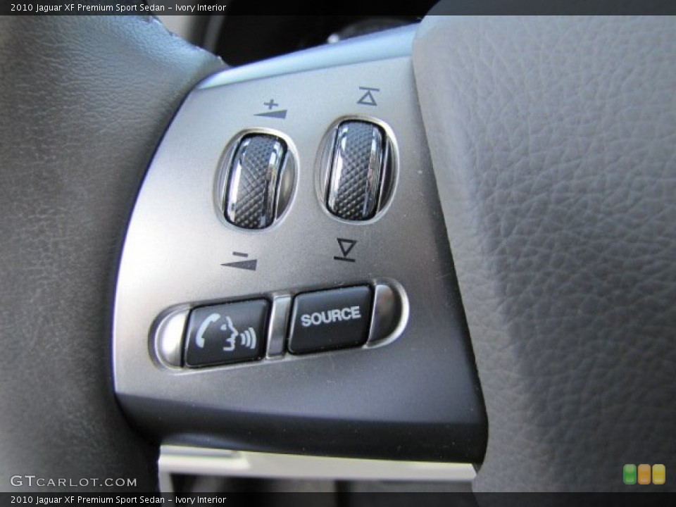 Ivory Interior Controls for the 2010 Jaguar XF Premium Sport Sedan #75229830