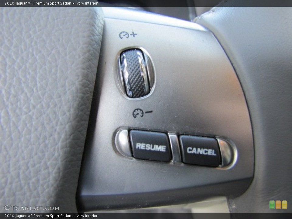 Ivory Interior Controls for the 2010 Jaguar XF Premium Sport Sedan #75229884
