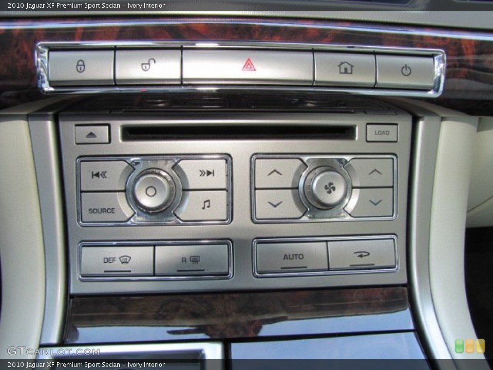 Ivory Interior Controls for the 2010 Jaguar XF Premium Sport Sedan #75229998