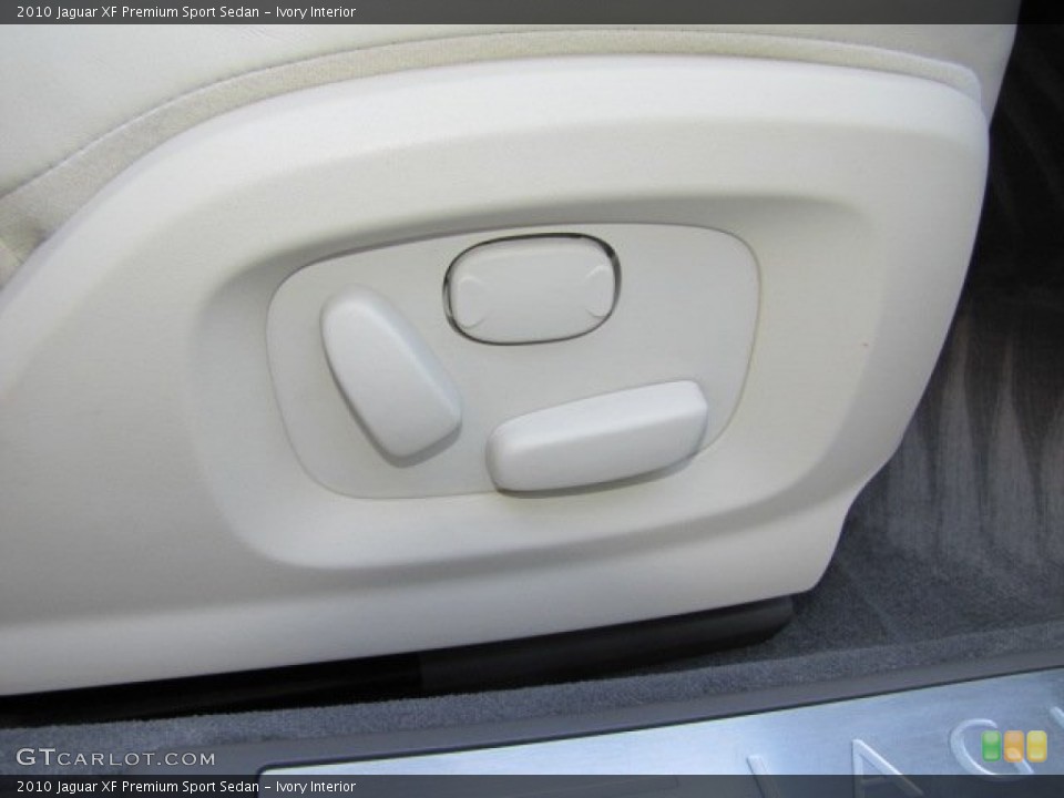 Ivory Interior Controls for the 2010 Jaguar XF Premium Sport Sedan #75230056