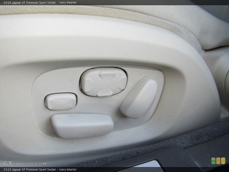Ivory Interior Controls for the 2010 Jaguar XF Premium Sport Sedan #75230251