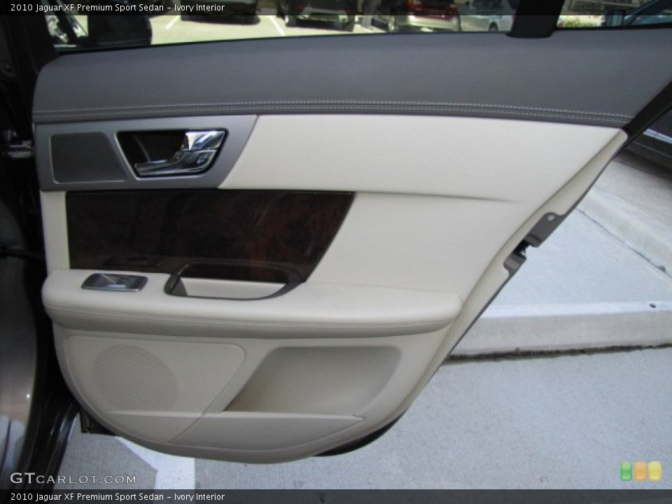 Ivory Interior Door Panel for the 2010 Jaguar XF Premium Sport Sedan #75230601
