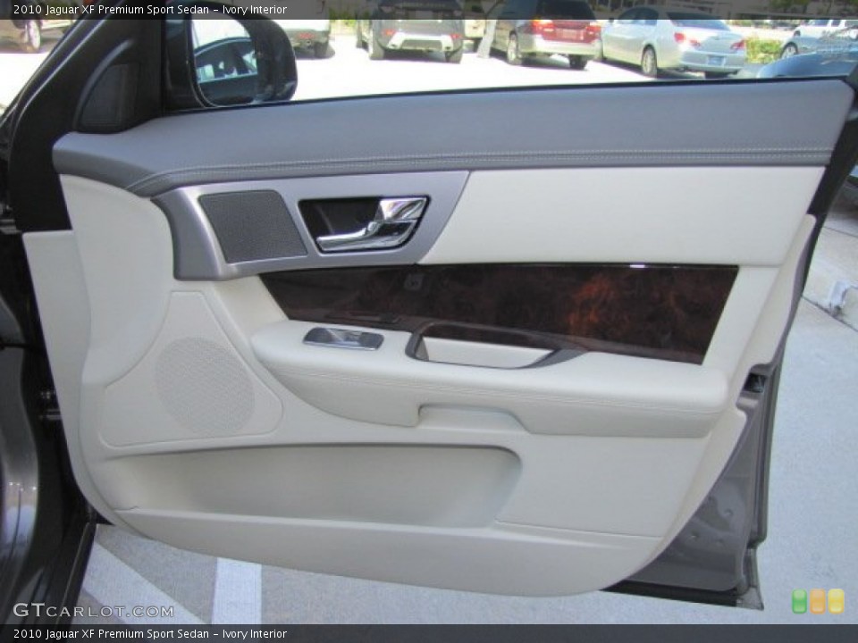 Ivory Interior Door Panel for the 2010 Jaguar XF Premium Sport Sedan #75230619