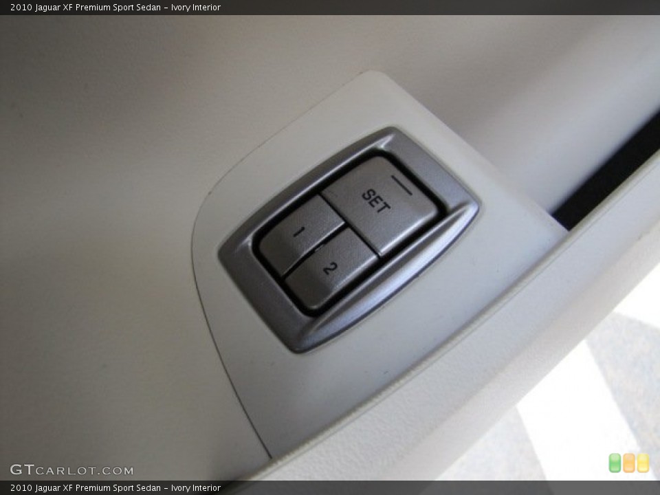 Ivory Interior Controls for the 2010 Jaguar XF Premium Sport Sedan #75230662