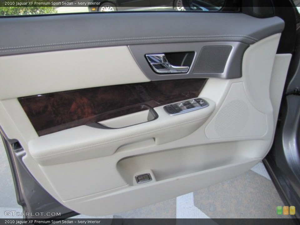 Ivory Interior Door Panel for the 2010 Jaguar XF Premium Sport Sedan #75230715
