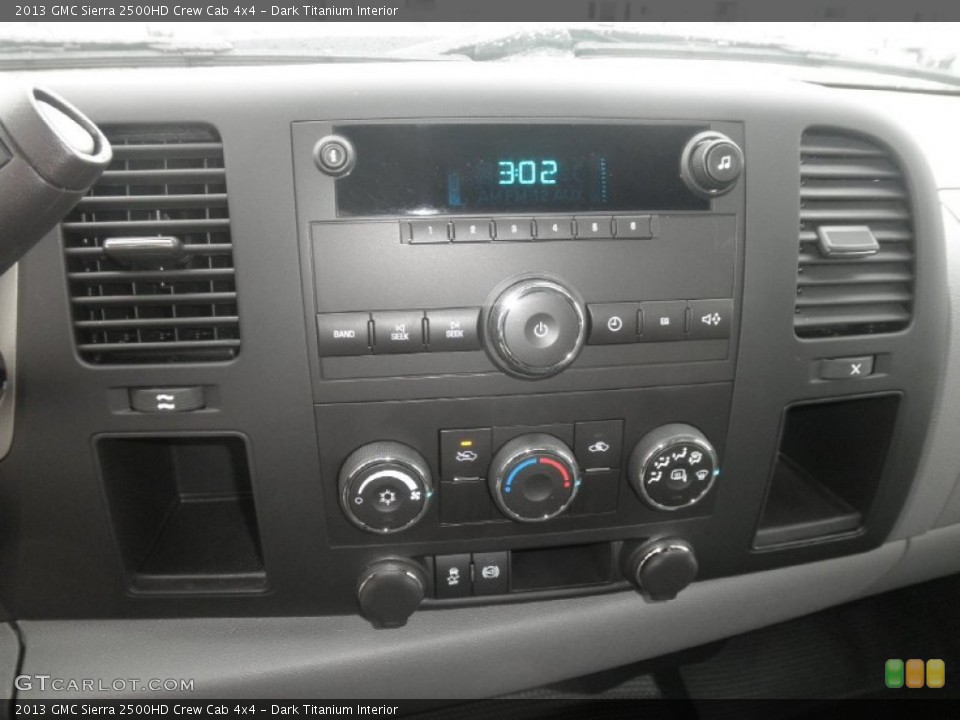 Dark Titanium Interior Controls for the 2013 GMC Sierra 2500HD Crew Cab 4x4 #75231497